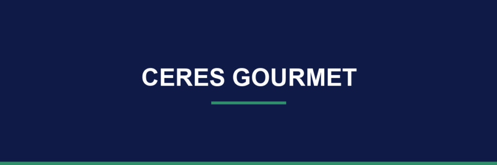 Ceres Gourmet — results dashboard