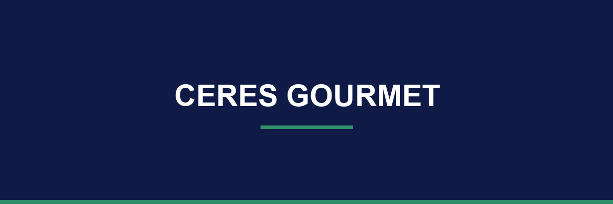 Ceres Gourmet process and workflow illustration