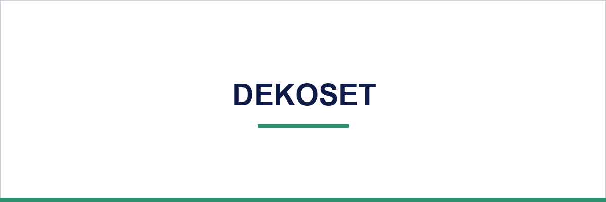 Dekoset overview illustration