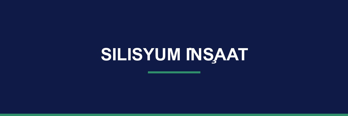 Silisyum İnşaat process and workflow illustration