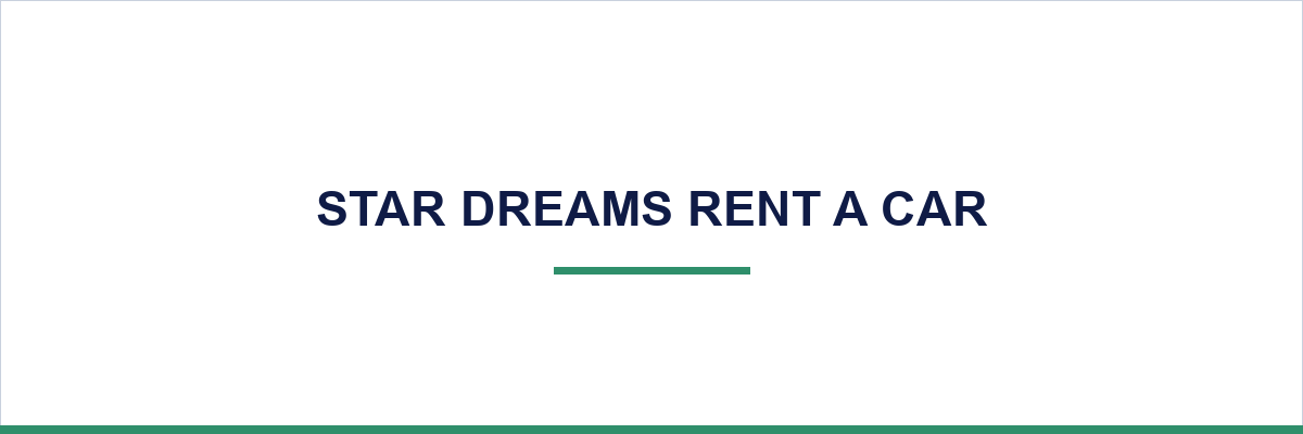 Star Dreams Rent A Car overview illustration