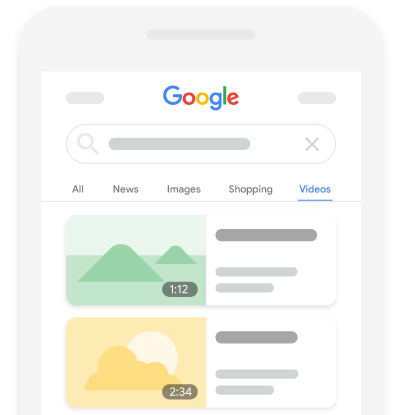Video mode in Google Search results Video mode in Google Search results