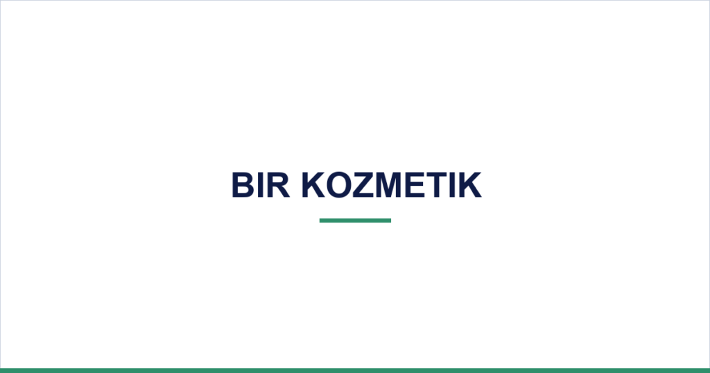Bir Kozmetik — desktop website