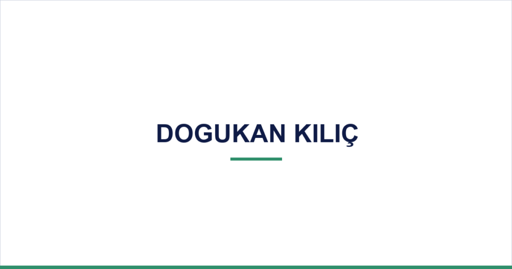 Dogukan Kılıç — desktop website
