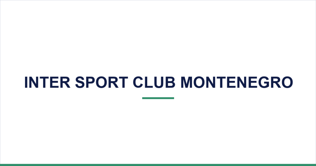 Inter Sport Club Montenegro — desktop website