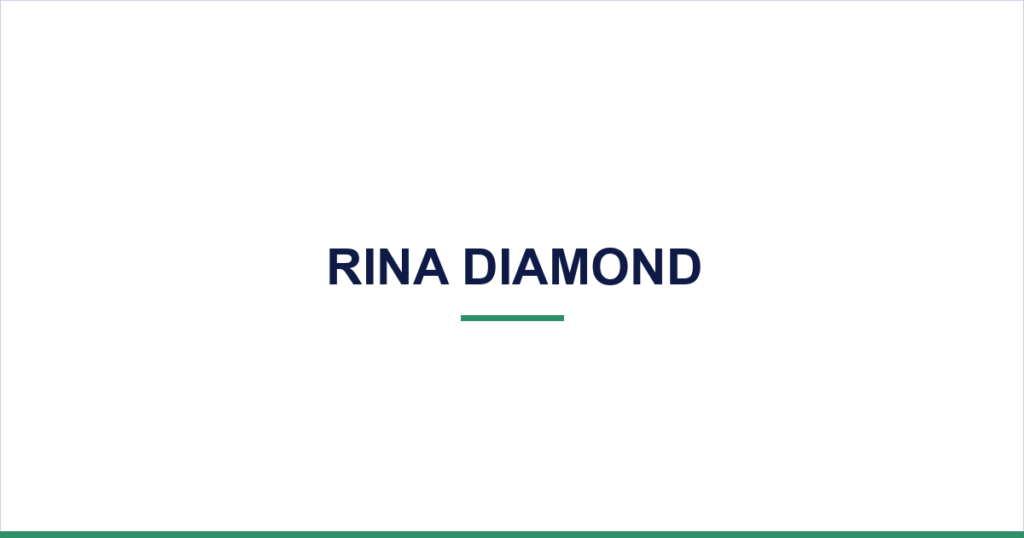 Rina Diamond — desktop website