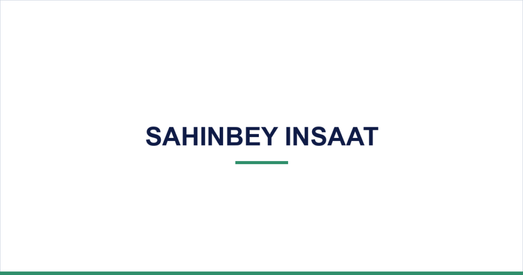 Sahinbey Insaat — desktop website