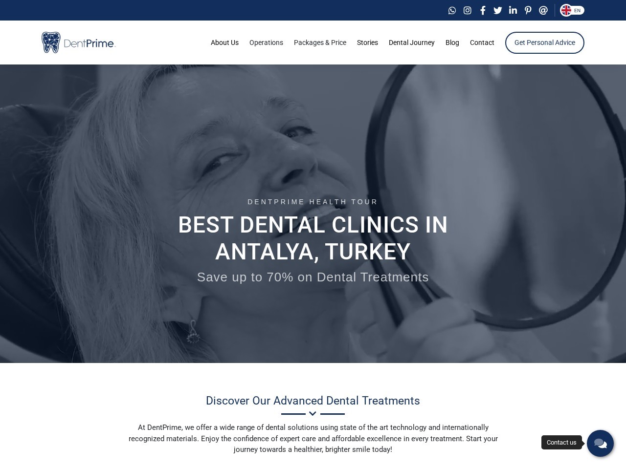 Dentprime — Ana səhifə