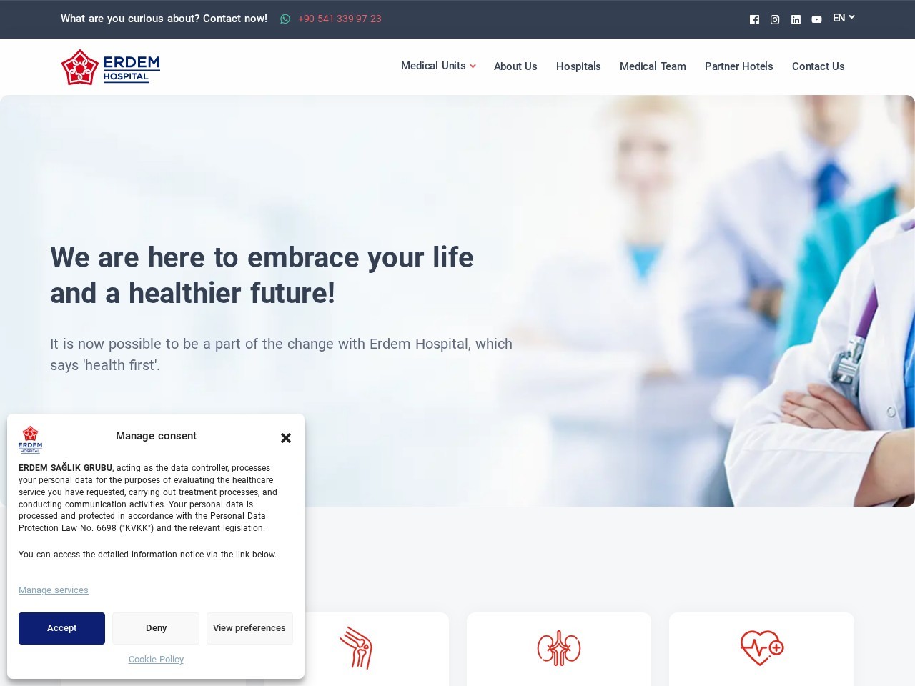 Erdem Hospital — Startseite