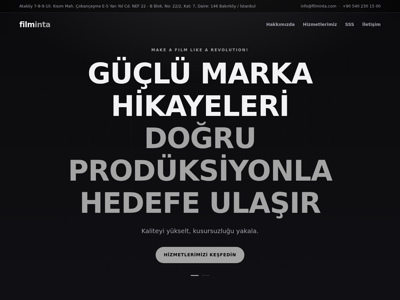 Filminta – Önder Kul — Accueil