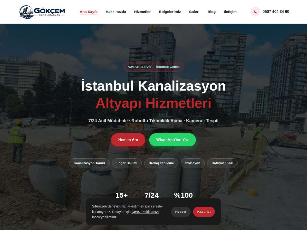 Gokcem Kanalizasyon — Home