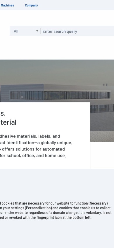 Herma — mobile website