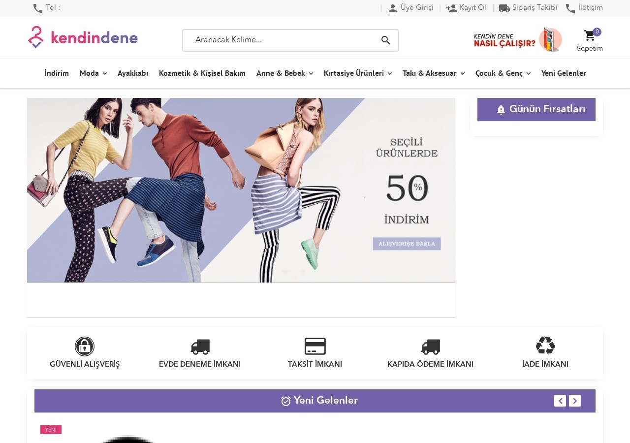 Kendin Dene — desktop website