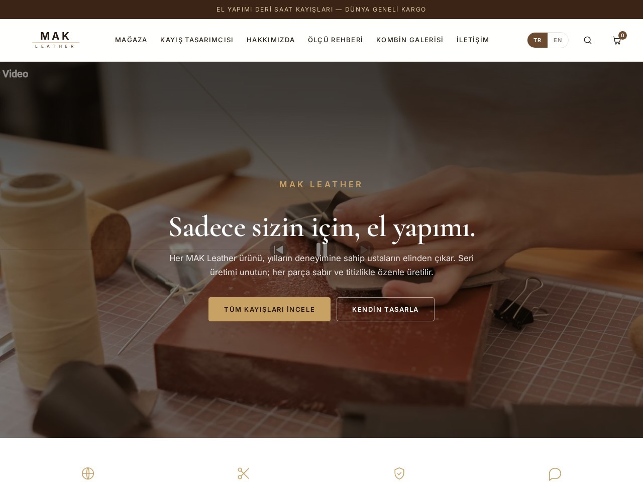 Mak Leather — Inicio