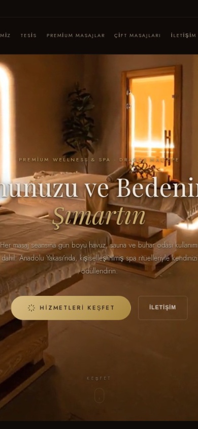 O'SPA Dragos — mobile website