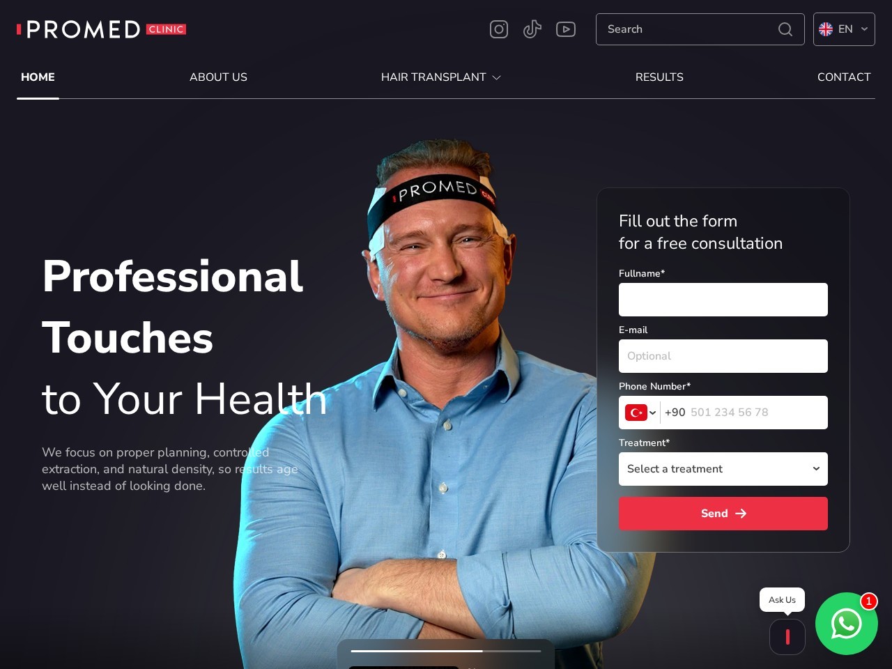 Promed Clinic — Startseite